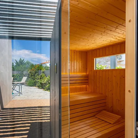빌라 Villa Jazz - Island Krk Spa - Salt Pool & Sauna Klanice